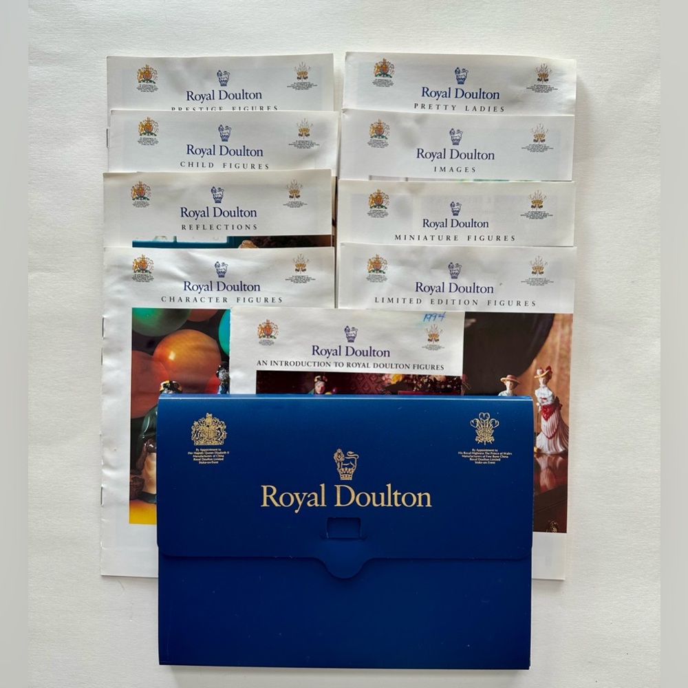 Royal Doulton Promotional Package 1994, 10 Booklets